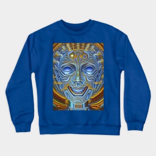 Transcendental Shift (2) - Trippy Psychedelic Art Crewneck Sweatshirt